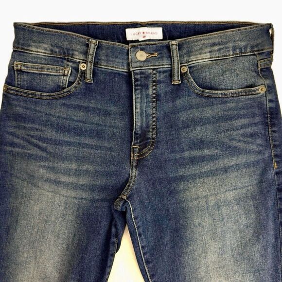 Lucky Brand Skinny Jeans Women's 10 / 30 Blue AVA Mid Rise Stretch - Picture 4 of 15